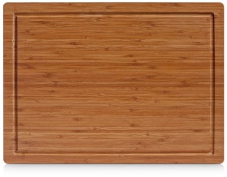 Zeller 25220 Schneidebrett, Bamboo, L 45 x B 33 x H 1.6 cm
