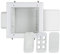 DATA COMM 45-0051-WH Expandable Media Box with Duplex Receptacle, White