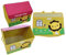 GMMH Design Spielzeugbox mit Stickerei Haus 42 cm x 31 cm x 34 cm Aufbewahrungsbox Spielzeugkiste Aufbewahrungstonne Kindermöbel (Haus Löwe)