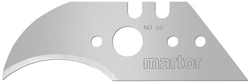 Martor 154,2 cm numero 152,4 cm lama gancio, argento