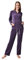 RAIKOU Donna Tuta in Velluto Tuta di Ciniglia Tuta da casa Tuta Tempo Libero,Velluto Tuta da Ginnastica,Due Pezzi Felpa+Pantaloni,con Cerniera,per Jogging Training Sportiva Yoga(44-46,Viola Scuro)