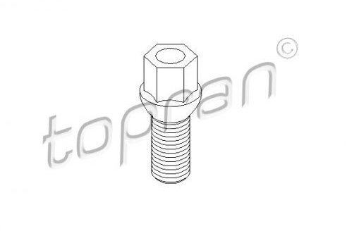 Wheel Bolt Fits AUDI VW SKODA SEAT 100 Avant A2 A3 Sportback A4 A5 WHT001812