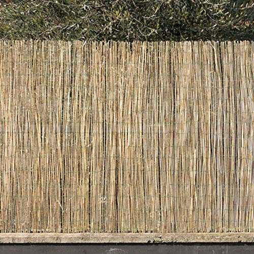 Arella canniccio stuoia cannette rilegate ombra recinzione esterno 120x300cm STI