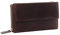 BACCINI Portefeuille LIA Cuir véritable | Porte-Monnaie Grand Femme Marron | Bourse Fait à la Main