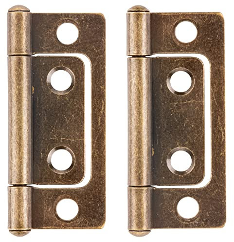 NH3-SAB Scharniere, 5,1 x 11/16 Zoll, antike Messingbeschichtung, 2 Stück