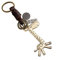 Deesos Porte-clés Classique Style Vintage Mignon Girafe Trousseau de Bande Dessinée Pour Sac Clé Verrou Portefeuille Partie Sac Cadeau Girafe