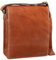 STILORD 'Lars' Vintage Umhängetasche Leder Herren Hochformat für 13,3 Zoll Tablet MacBooks und iPad Schultertasche Herrentasche Messenger Bag Echtleder, Farbe:cognac - glänzend