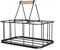 6 Milk Bottle Crate/Holder | Doorstep Milk Crate | Glass Bottle Caddy & Carrier | Milk Minder | Retro Wire Bottle Rack with Wooden Handle | M&W