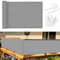 Sunnylaxx Balcon Privacidad 75x300cm Gris, Pantalla De Privacidad Balcon Protección PES, Incluye Bridas para Cables