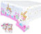 HJHL 2 Stück Einhorn Tischdecke Einweg Einhorn Tischabdeckung Kunststoff Einhorn Party Tischdecke für Geburtstag Einhorn Party Supplies