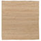 DomDeco Jute-Teppich AJALA Quadratisch, Flachgewebe, echte Handarbeit, nachhaltig, geflochten aus Reiner Naturfaser, geeignet für Wohnzimmer/Esszimmer/Diele, Beige in 160x160cm