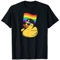 Stolze Gummiente mit schwuler LGBTQ Pride Flag & Pride Cap T-Shirt