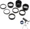 8 PCS/Set 3/5/7/10/12/15/20/30 mm astronomisches Verlängerungsrohr-Kit, Teleskop-Adapterring, Objektiv-Verlängerungsrohre zur Verlängerung der Länge des Hauptspiegels des astronomischen Teleskops