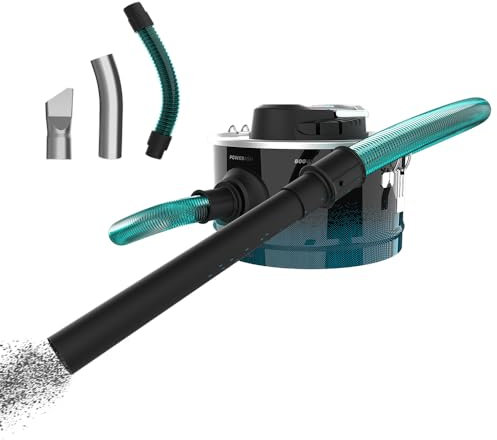 Cecotec Aspirateur à Cendres de 10L Conga Ash 2000 Compact. 800W, Puissance d’Aspiration de 14kPa, Resistant Tube Revêtement Métallique, Finitions Acier Inoxydable, Poignée de Transport
