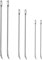 Ofargo Meat Trussing Needles, Roasting Trussing Needles for Lacing Roast Turkey, Chicken, Pork Skin, Whole Hog, Lamb, and Rotisserie Pig; Two of Each Size 4.9/5.7/7inch, 6pcs in All
