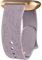 Vancle Armband für Fitbit Versa 2, Damen Herren, Silikon Armbänder Floral Gravierte Uhrenarmband Sport Ersatzarmband, Taro Lila