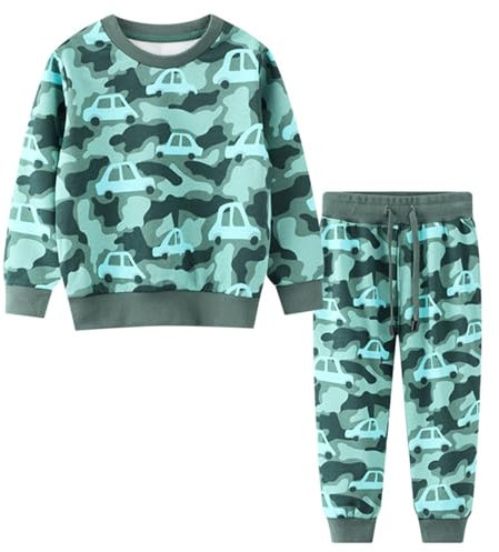 Kleinkind Jungen Sweatshirt Outfits Langarm Dinosaurier Top Hosen Sweatsuit 2PCS Outfits Set Neugeborenen Mädchen Zwillinge Kleidung