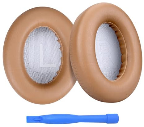 MMOBIEL Ear Pads Replacement for Bose NC700 / Bose 700 Noise Cancelling Headphone Memory Foam and Protein PU Ear Pad Cushions - Noise Isolation Earpads Replacement – Khaki