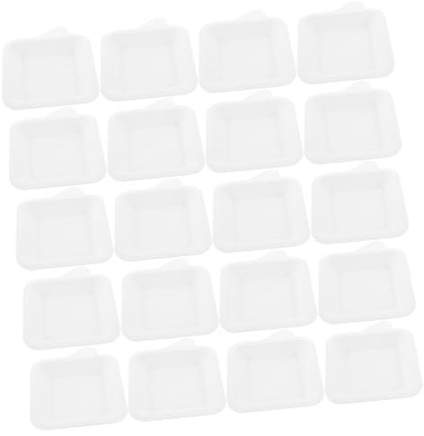 Healvian 40stücke Wiederverwendbar-papier- Für Kuchen Und Partys Quadratische Pappteller Für Geburtstagsfeiern Umweltfreundliche Partygeschirr Tischdeko Und Festlichkeiten