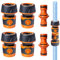 Schlauchkupplung Set 4 Stück für Gartenschlauch, 3/4 Zoll (19 mm) Wasserschlauch Verbinder zur Schlauchverlängerung