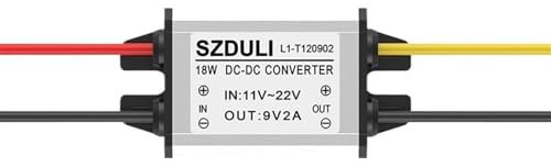 Transformador de módulo de Potencia de 12V a 3,3 V, 3,7 V, 4,2 V, 5V, 6V, 7,5 V, 9V, 3A, Dispositivo Reductor de Fuente de alimentación CC for Coche(12V to 9V 2A)
