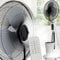 aktimeo Ventilateur avec refroidissement par eau, ventilateur sur pied très silencieux avec télécommande, refroidisseur d'air avec fonction minuterie, trois vitesses, fonction pivotante et inclinable