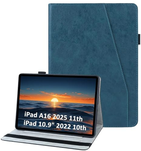 laddutoi Cover per iPad A16 11a Gen 11” 2025/iPad 10a Gen 2022, Blu