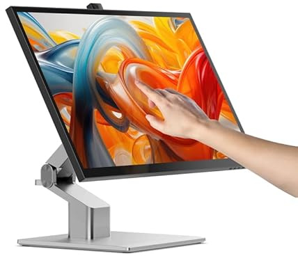 ALOGIC Clarity Pro Touch 27 Zoll Monitor | 4K UHD | Touchscreen | Fold Stand | USB-C Monitor für MacBook, iPad und Windows
