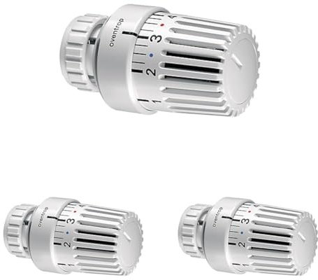 Oventrop 1011475 Uni LD Thermostat avec Position zéro Blanc Taille S (Lot de 3)