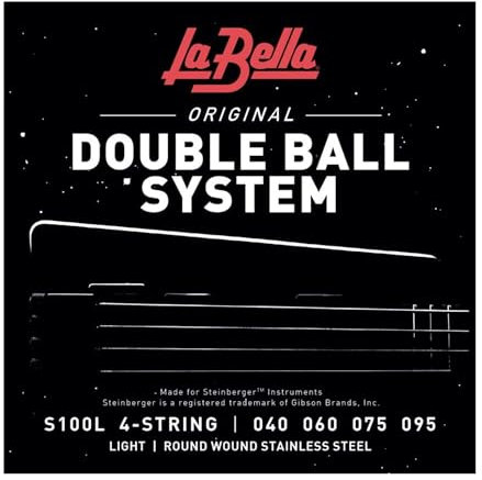 La Bella Bass S100L Double Ball 040/095, Saiten für Headless Bass