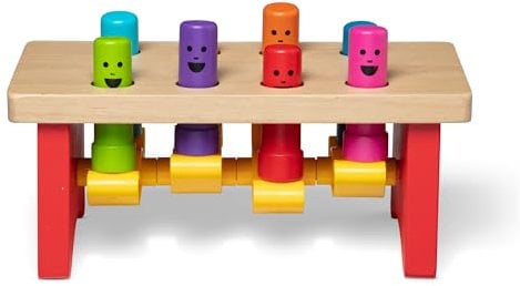 Melissa & Doug 14490 and Doug | Luxuswerkbank Zum Hämmern Und Klopfen | Lernspielzeug | 2+ Years, Mehrfarben, Standalone