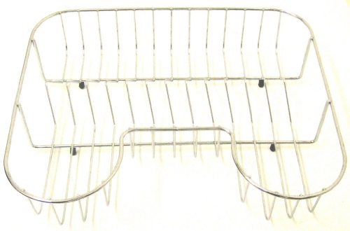 APOLLO THE HOUSEWARES BRAND Chrome In-sink Dish Drainer Rack, Space-saving, Size: 38x32x9cm, Chrome