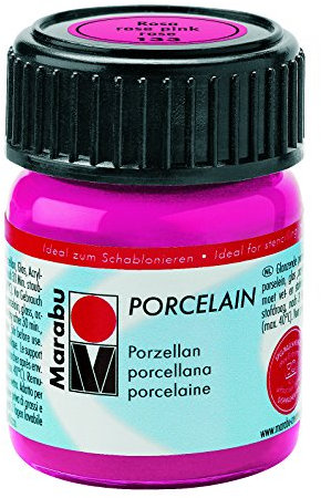 Marabu Porzellanfarbe Porcelain, rosa, 15 ml VE = 1