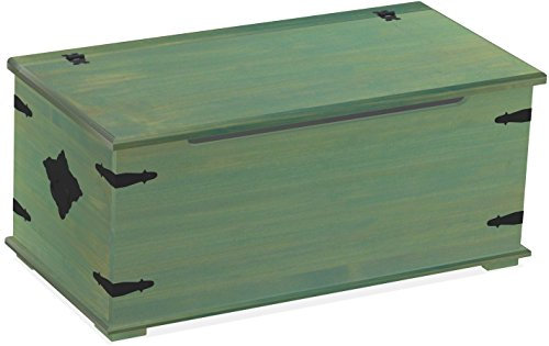 Truhe Bambus mintgruen Rio Classico Aufbewahrung Holz Pinie Massivholz Echtholz Farbe wählbar Brasilmöbel