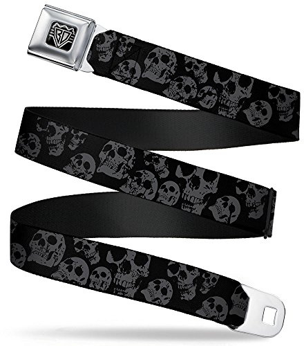 Buckle-Down Gürtel Seatbelt Belt Skulls XL Grtel