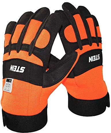 Stein Gants pour tronçonneuse avec protection de main gauche (taille 10)
