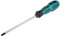 sourcing map #2 Phillips Screwdriver 6 Inch Round Shaft Non Slip Comfortable Handle