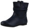 SCARPE VITA Gefütterte Damen Schlupfstiefel Nieten Stiefeletten Leder-Optik 165652 Dunkelblau 39