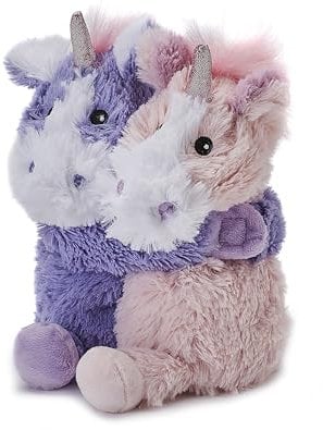 Warmies Warm Hugs Unicorn Microwavable s with French Dried Lavender Scent, Fully Heatable Cuddly Toy for Anxiety and Pain Relief