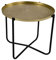 Lesli Living Beistelltisch Tisch Design Metall ø40,5x35cm (Gold)