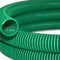Wiltec Tuyau d'aspiration vert – 10 m/Ø 50 mm (2) – avec Spirale de renforcement – Tube à pression souple en PVC – pour Arrosage Irrigation Jardinage Évacuation Refoulement