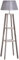 HOMCOM Lampadaire design contemporain 2 étagères intégrées 40 W max. dim. 45L x 45l x 148H cm pin lin gris