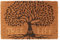 Carousel Home and Gifts Tree Of Life Doormat | Rectangular 60x40cm Outdoor Coir Door Mat | Non-Slip PVC Backed Natural Coir Doormat