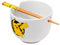 Silver Buffalo Pokemon Pikachu Keramik-Ramen-Nudel-Reisschale mit Essstäbchen, mikrowellengeeignet, 590 ml
