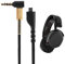 kdjsic Replacement Stereo Audio- Cable Extension Cord for SteelSeries- Arctis 3 5 7 9X Pro Wireless Gaming Headset 2m