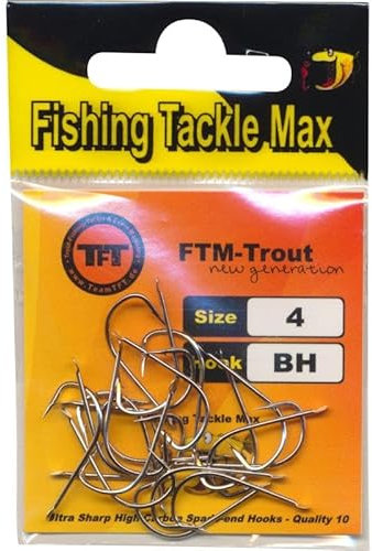 Fishing Tackle Max Haken lose Bienenmade Gr. 4 Inh. 15 STK.