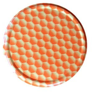 10 X JAM JAR CAP LIDS TWIST OFF MULTICOLOURED N35 82mm.-THEY ARE IDEAL FOR ANY TYPE OF PRESERVES,HONEY,JAM,MARMALADE,CHYTNEYS,THE LIDS ARE VINEGAR PROOF.