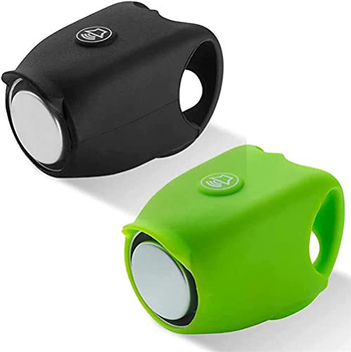 Amini MTB Fahrrad Lenker Bell 2021 Super Bike Horn 120db Fahrradhupe Silikon Elektrische Fahrradklingel Premium Lautes Regensicherer Fahrradhorn Viele Verschiedene Modis (b1)
