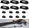60 Pz Clip Cavo Autoadesivo, Cavo Gestione Organizer, Fermacavi Supporto Gestione Cavi, Organizer a Clip per Organizzatore di Cavo, Cavi TV, PC, Scrivania, Casa, Ufficio, Nero