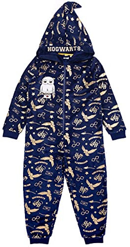 Harry Potter Onesie Girls Kinder Hogwarts Hedwig Alle in einem Pyjamas 13-14 Jahre